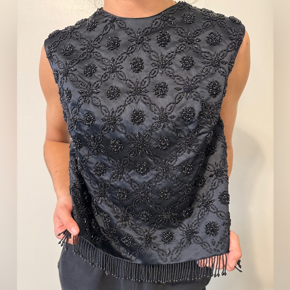 VINTAGE BEADED TANK